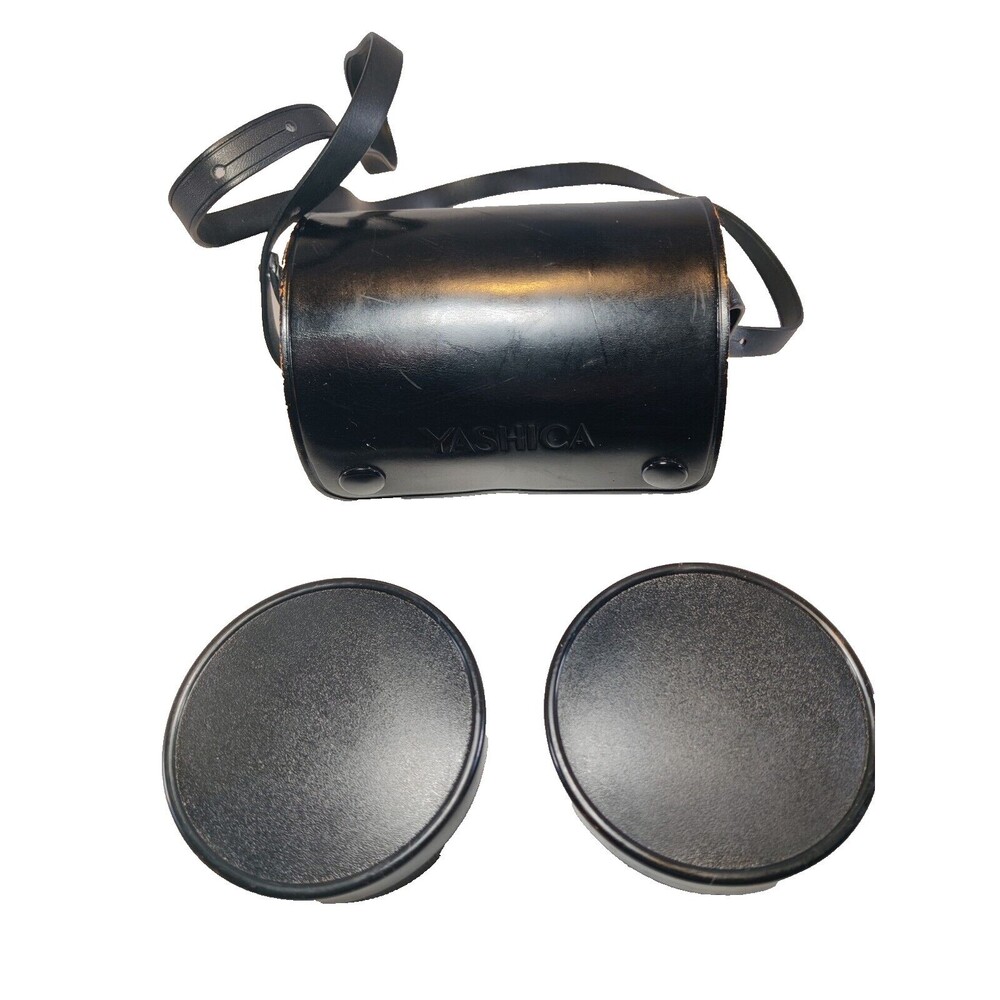 Set Of 2 Yashica Yashikor AUX Wide Angle & Telephoto 1:4 S007 & S008 Lens W/Case